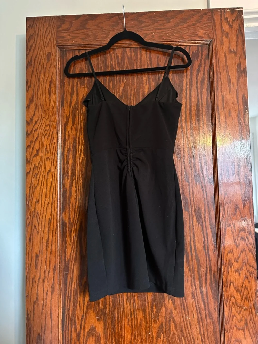 Black Formal Ruffle Mini Dress - Picture 5 of 5